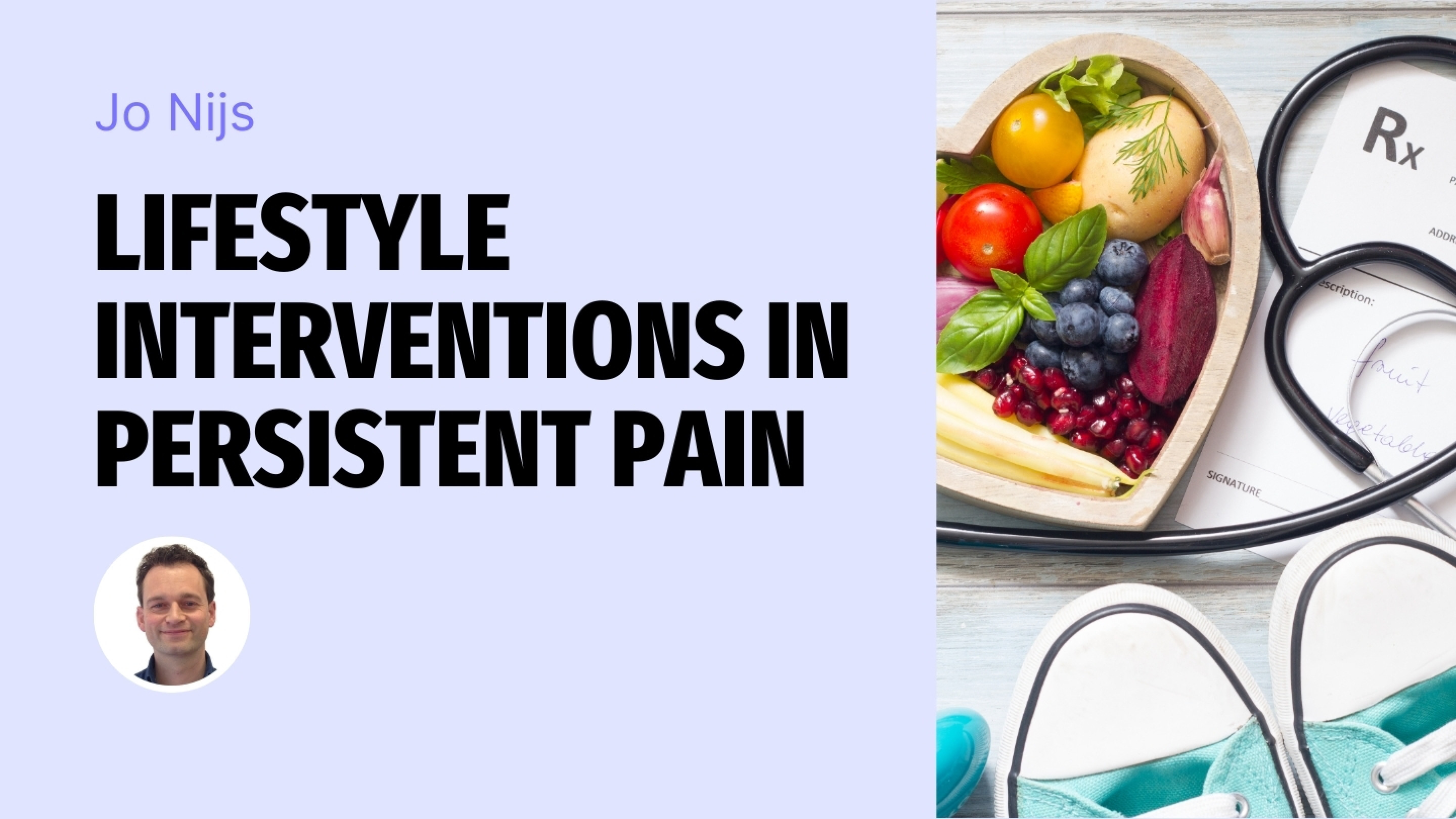 Central Sensitization &amp; Lifestyle Interventions in Persistent Musculoskeletal Pain